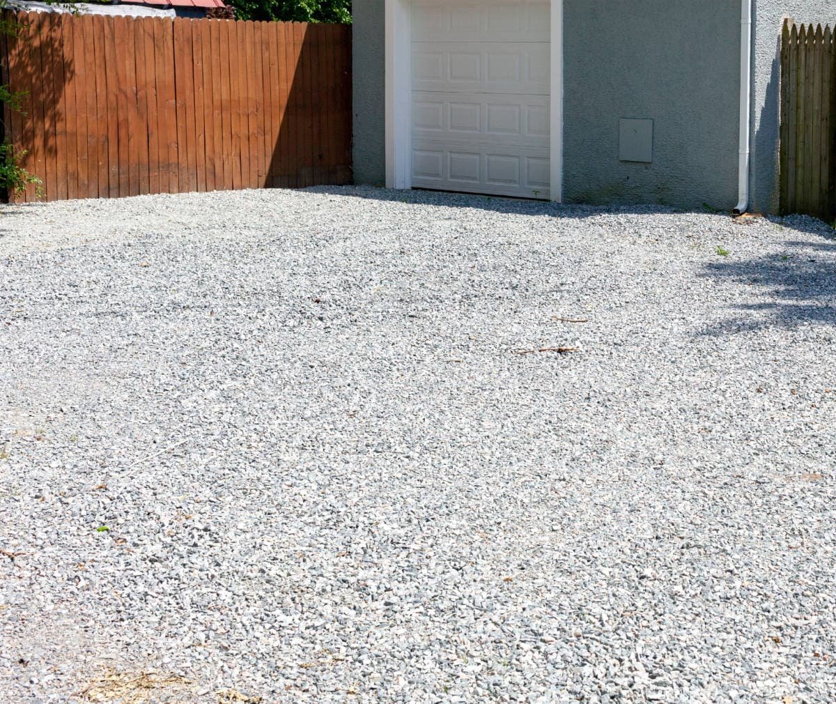 Gravel driveway